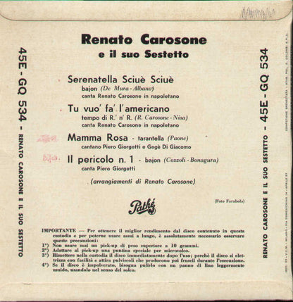 Renato Carosone E Il Suo Sestetto