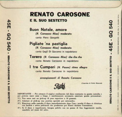 Buon Natale Amore / Pigliate 'Na Pastiglia / Torero / I Tre