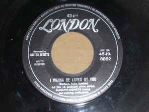 I Wanna Be Loved By You / I'm Thru With Love