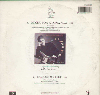 Once Upon A Long Ago / Back On My Feet