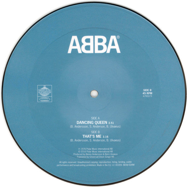 Dancing Queen / That's Me Limited Edition Picture Disc