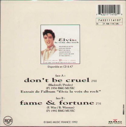 Don't Be Cruel / Fame & Fortune