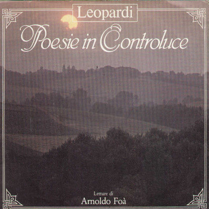 Poesie In Controluce