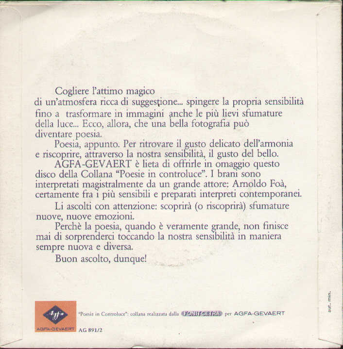 Poesie In Controluce