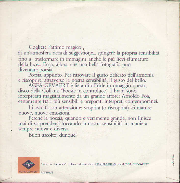 Poesie In Controluce
