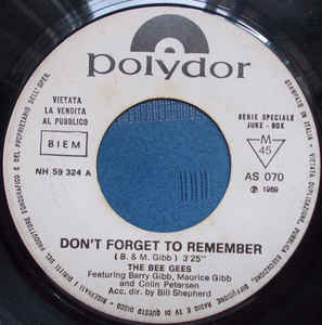 Don't Forget To Remember / Ho Soltanto Te