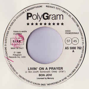 Livin On A Prayer / Love Song