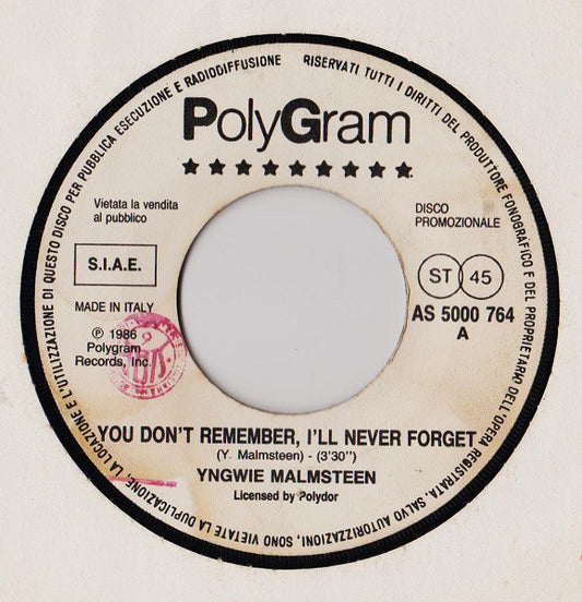You Don't Remember I'll Never Forget / The Way