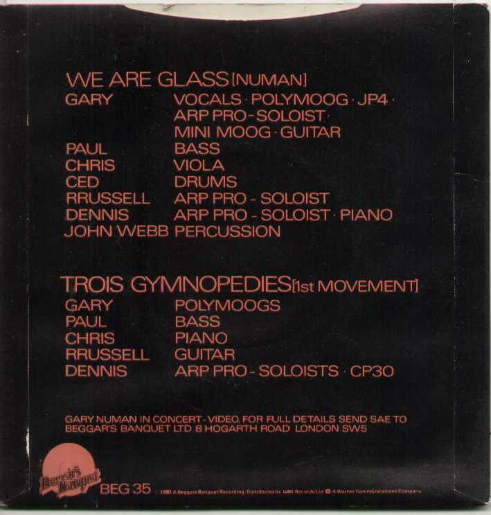 We Are Glass / Trois Gymnopedies