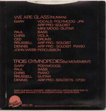 We Are Glass / Trois Gymnopedies