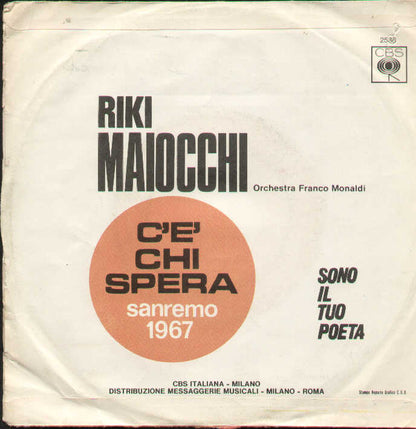 C'è Chi Spera / Sono Il Tuo Poeta