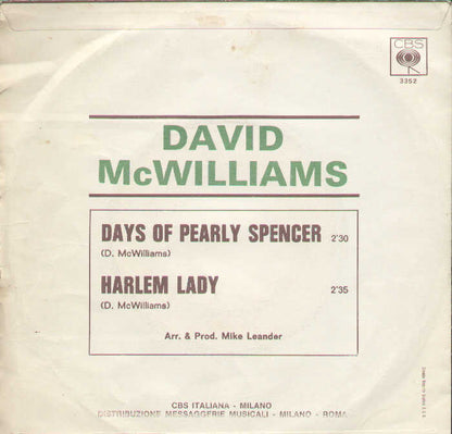 Days Of Pearly Spencer / Harlem Lady