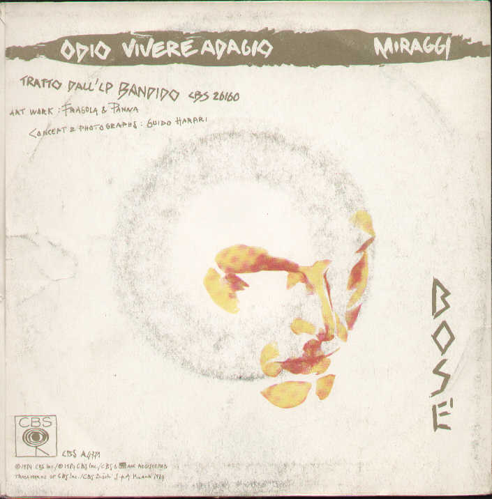 Miraggi / Odio Vivre Adagio
