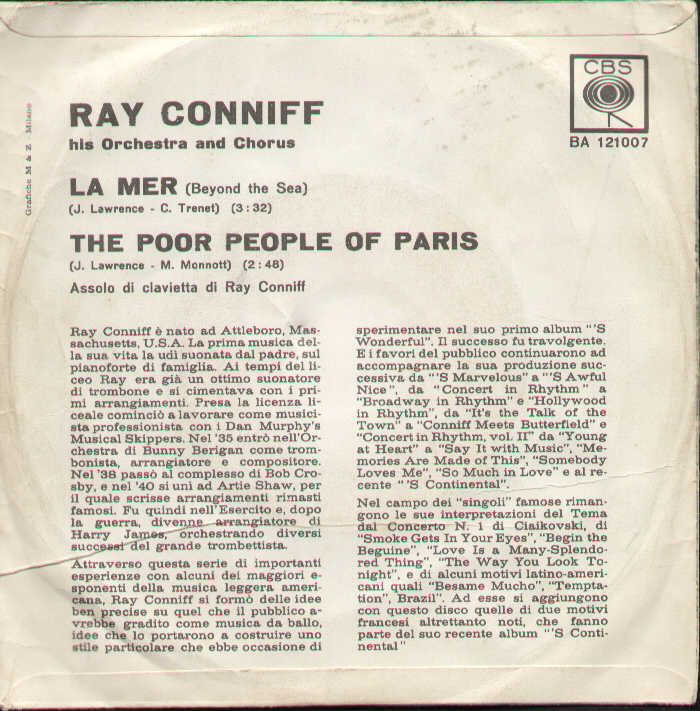La Mer / The Poor People Of Paris