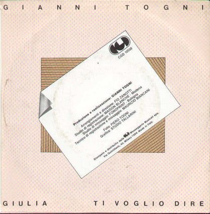Giulia / Ti Voglio Dire