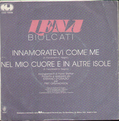 Innamoratevi Come Me / Nel Mio Cuore E In Altre Isole
