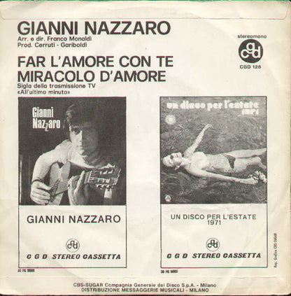 Far L'amore Con Te / Miracolo D'amore