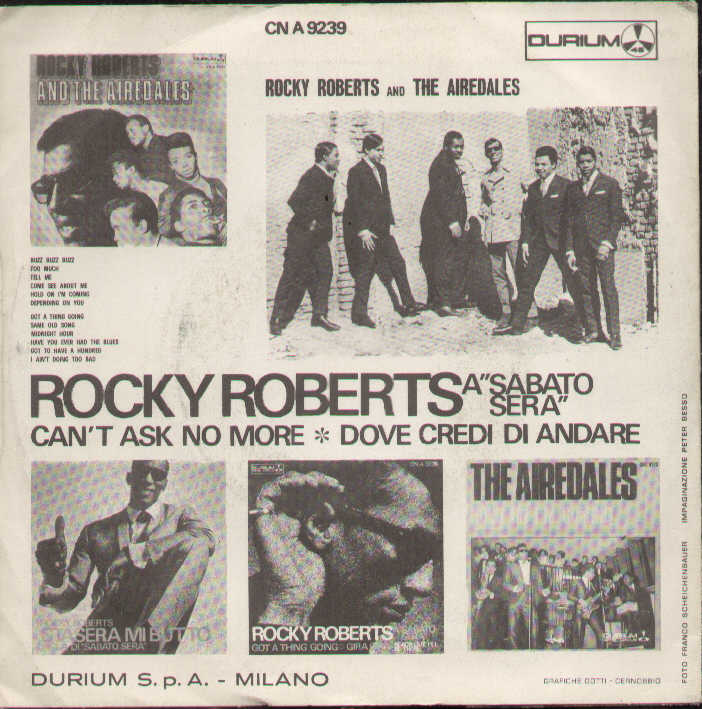 Can't Ask No More / Dove Credi Di Andare
