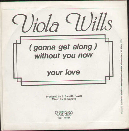 Gonna Get Along Without You Now / Your Love