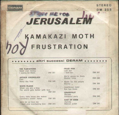 Kamakazi Moth / Frustration