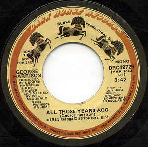 All Those Years Ago / Writin's On The Wall
