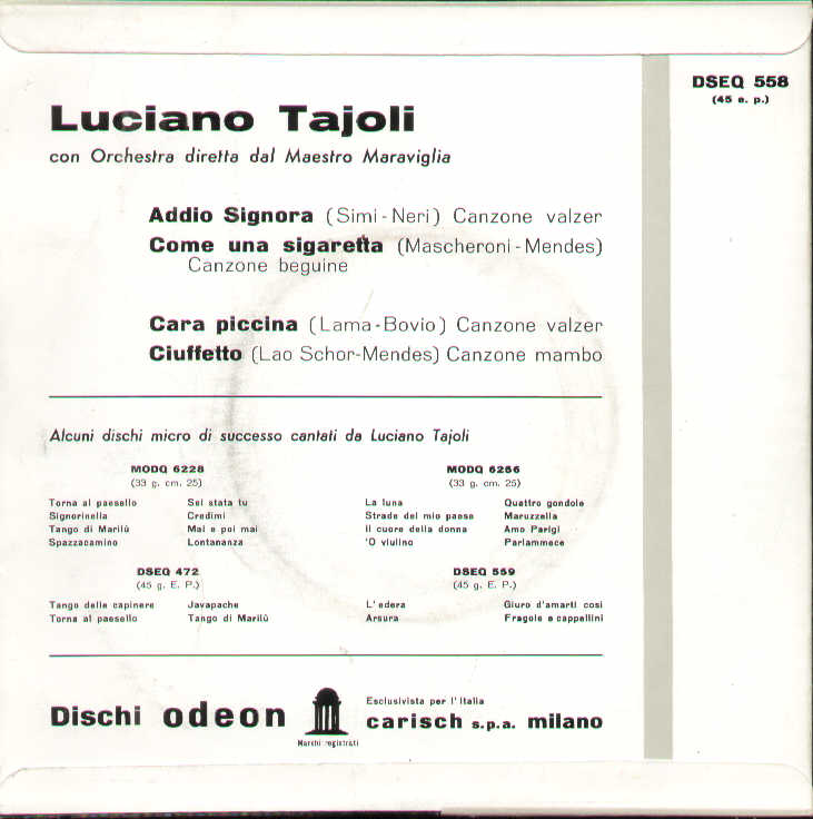 4 Canzoni Per Tutti