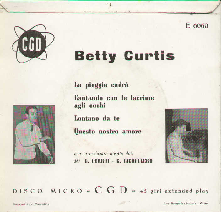 La Piggia Cadrà / Cantando Con Le Lacrime Agli Occhi / Lonta