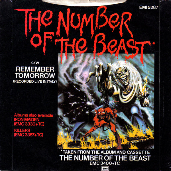 The Number Of The Beast Red Vinyl