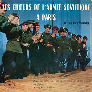 Les Chceurs De L'armee Sovietique A Paris