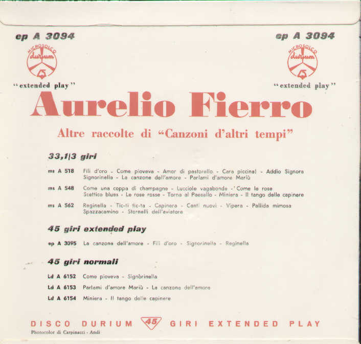 Canzoni D'altri Tempi