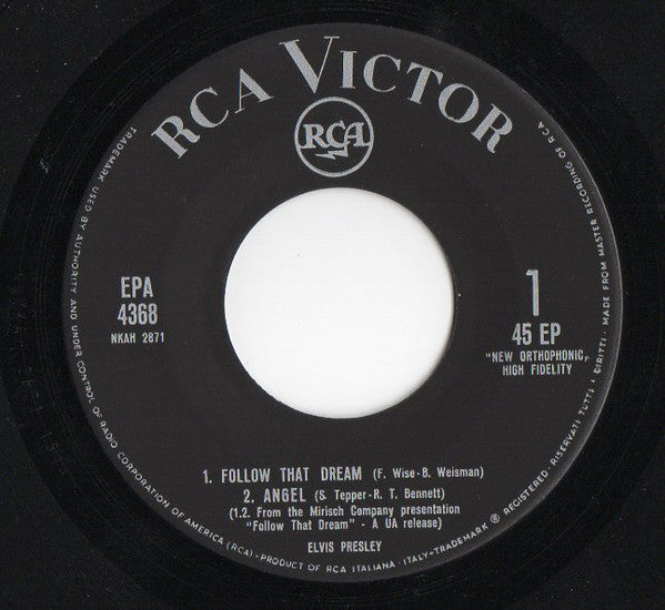 Follow That Dream / Angel / What A Wonderful Life / ..