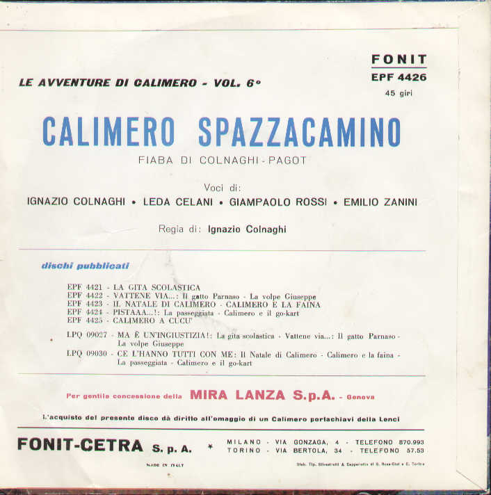 Calimero Spazzacamino