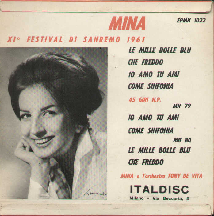 Le Mille Bolle Blu / Che Freddo / Io Ami Tu Ami / Come ..