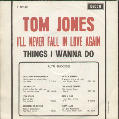 I'll Never Fall In Love Again / Things I Wanna Do