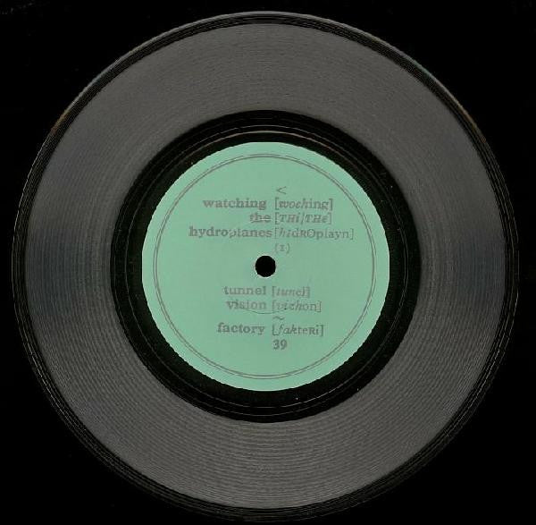 Watching The Hydroplanes / Morbid Fear Clear Vinyl