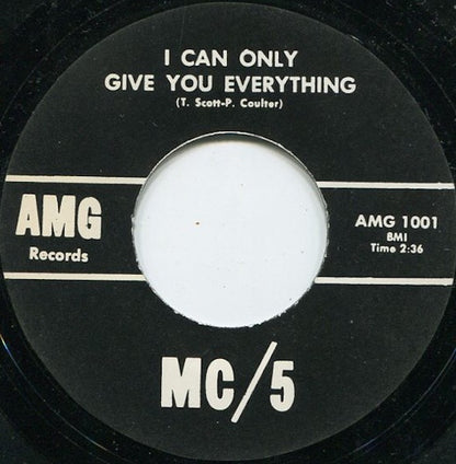 I Just Don't Know / I Can Only Give You Everything