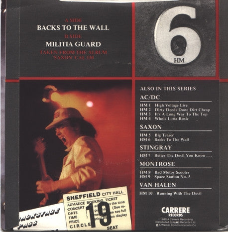 Backs To The Wall / Militia Guard