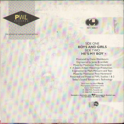 Boys And Girls / He's My Boy