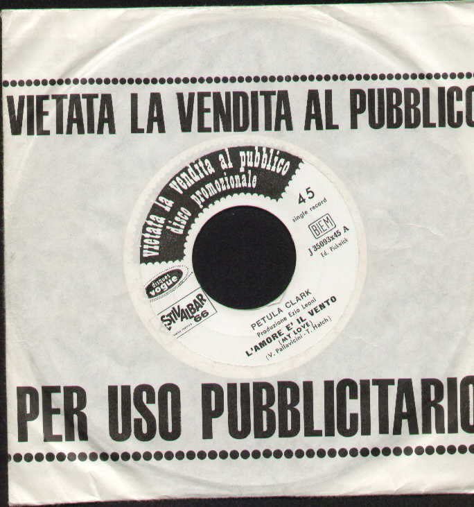 L'amore E Come Il Vento / Un Giorno Mi Hai Sorriso