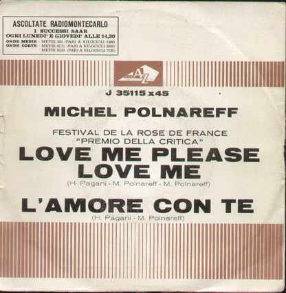 Love Me Please Love Me / L'amore Con Te
