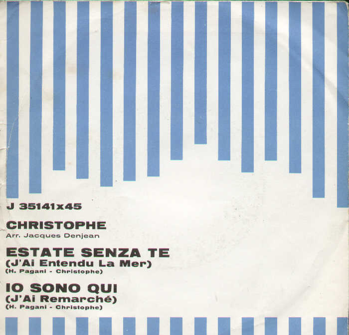 Estate Senza Te / Io Sono Qui