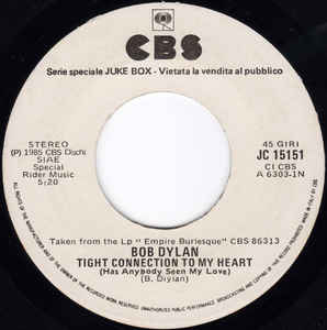 Tight Connection To My Heart / La Vita E Adesso