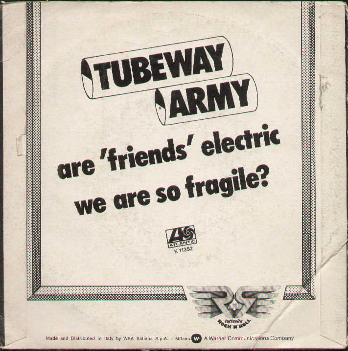Are Friends Electric / We Are So Fragile
