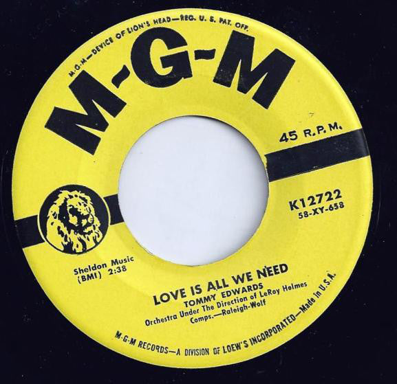 Love Is All We Need / Mr Music Man