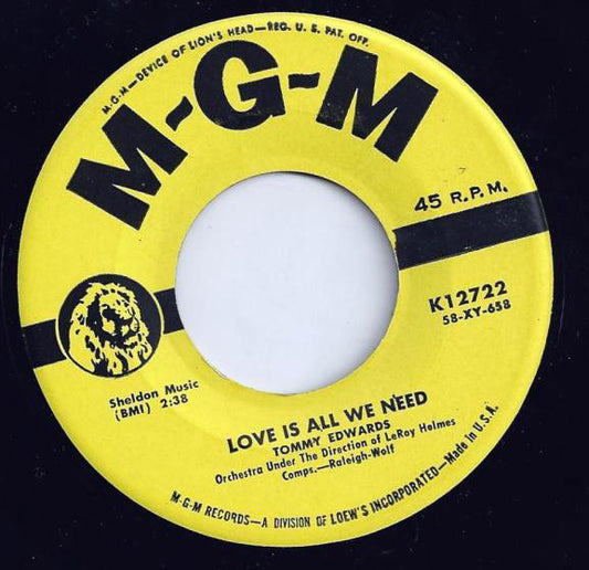 Love Is All We Need / Mr Music Man