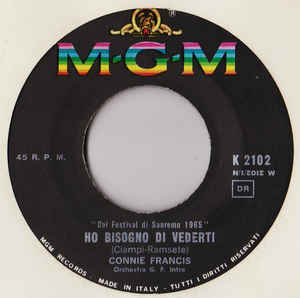 Ho Bisogno Di Vederti / Un Altro Amore