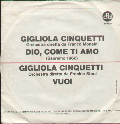 Dio Come Ti Amo / Vuoi