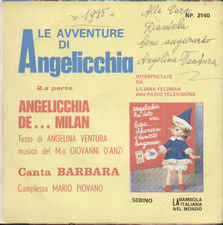 Le Avventure Di Angelicchia / Angelicchia De Milan