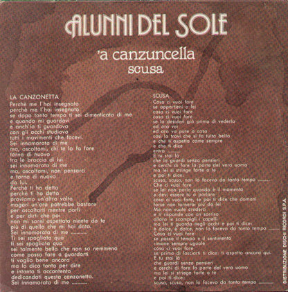 A Canzuncella / Scusa