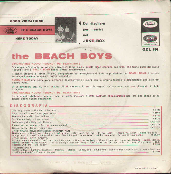 Good Vibrations / Here Today